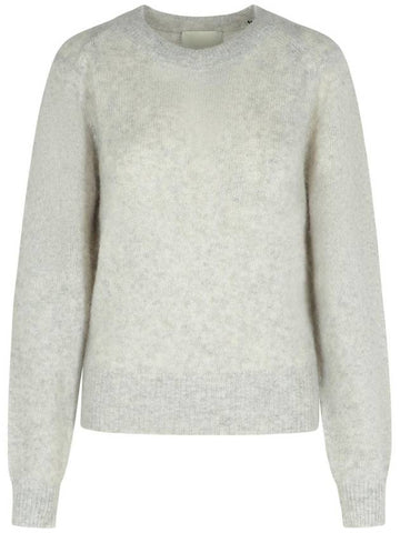 Isabel Marant 'Lusia' Light Grey Cashmere Blend Sweater - ISABEL MARANT - BALAAN 1