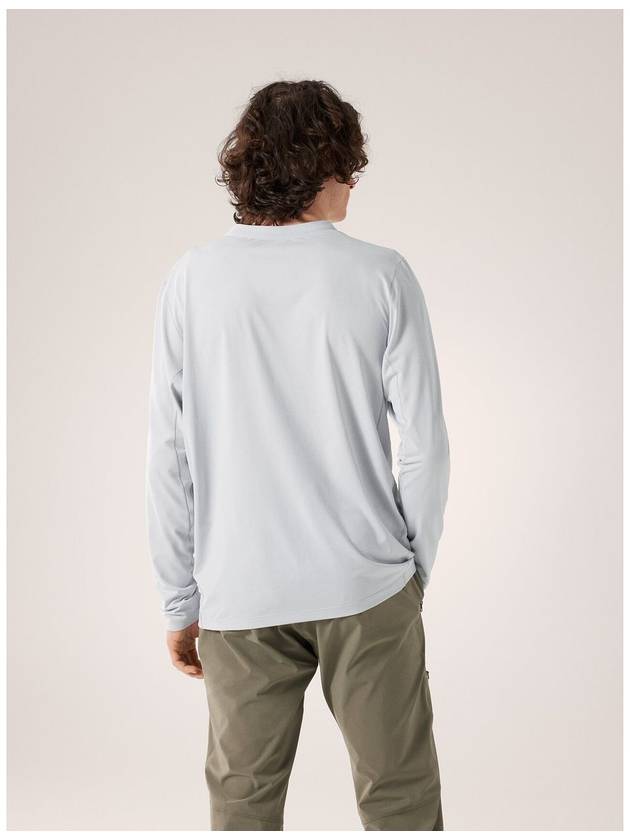 Cormac Crew Neck Long Sleeve T-Shirt Solitude Heather - ARC'TERYX - BALAAN 4