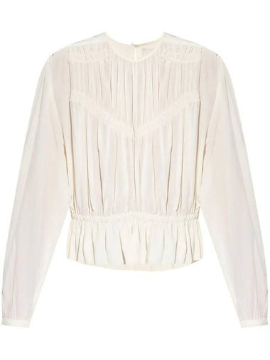 Gelina Blouse Ecru - ISABEL MARANT - BALAAN 1