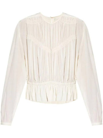 Gelina Blouse Ecru - ISABEL MARANT - BALAAN 1