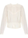 Gelina Blouse Ecru - ISABEL MARANT - BALAAN 1