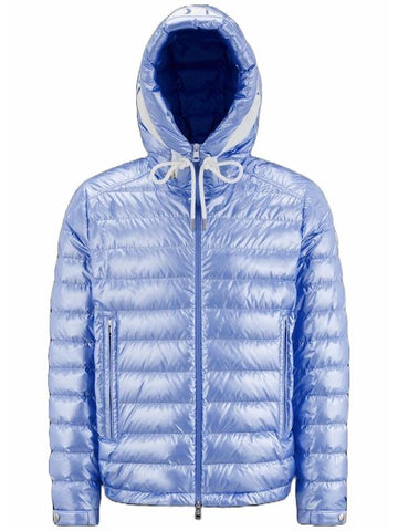 Akinari Short Down Padding Light Blue - MONCLER - BALAAN 1