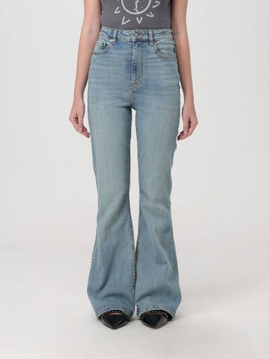 Jeans Ganni in denim organico riciclato - GANNI - BALAAN 1