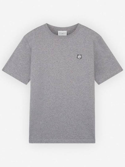 Bold Fox Head Patch Comfort Short Sleeve T-Shirt Grey - MAISON KITSUNE - BALAAN 2