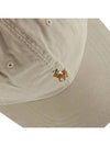 Pony Logo Classic Sport Ball Cap Beige - POLO RALPH LAUREN - BALAAN 4