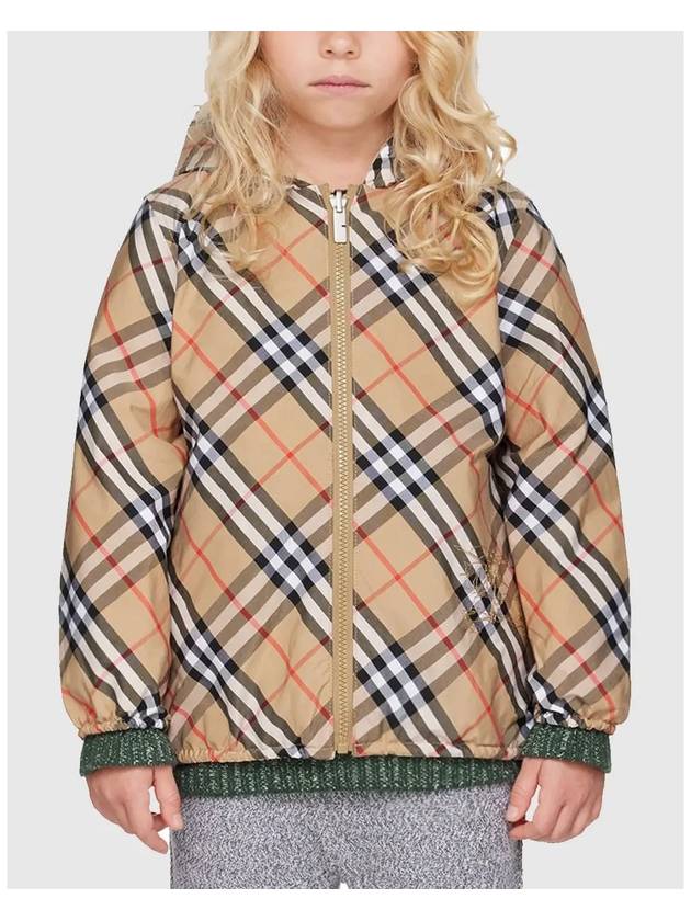 Check Zip-Up Hoodie Beige - BURBERRY - BALAAN 5