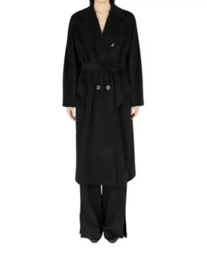 Madame Wool Cashmere Double Coat Black - MAX MARA - BALAAN 2