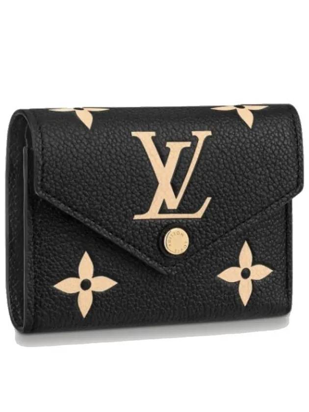 Victorine Tri-Fold Card Wallet Black - LOUIS VUITTON - BALAAN 2