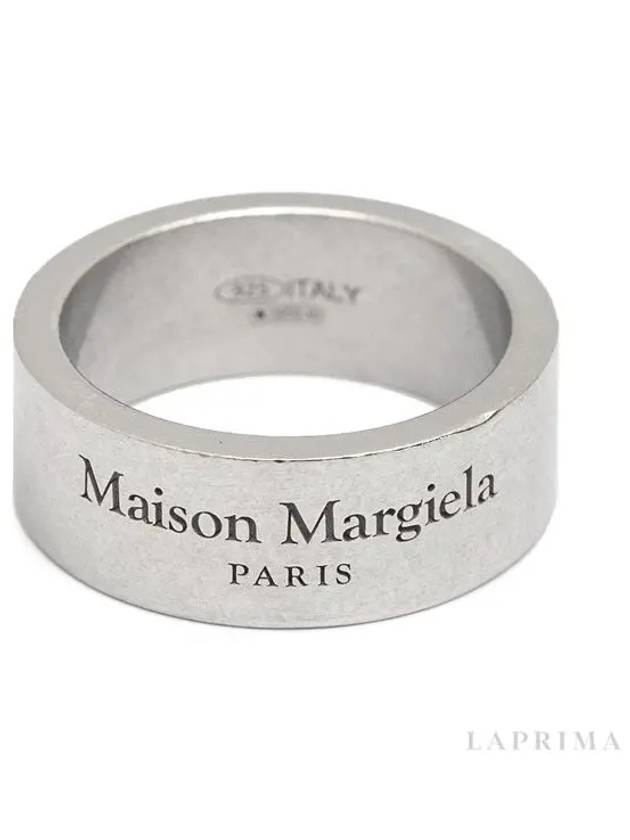 Engraved Logo Ring Silver - MAISON MARGIELA - BALAAN 5