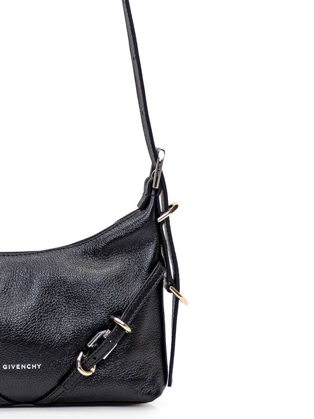 Voyou Small Leather Shoulder Bag Black - GIVENCHY - BALAAN 5