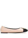 Claire Cap Toe Ballet Flats Pink - TORY BURCH - BALAAN 1