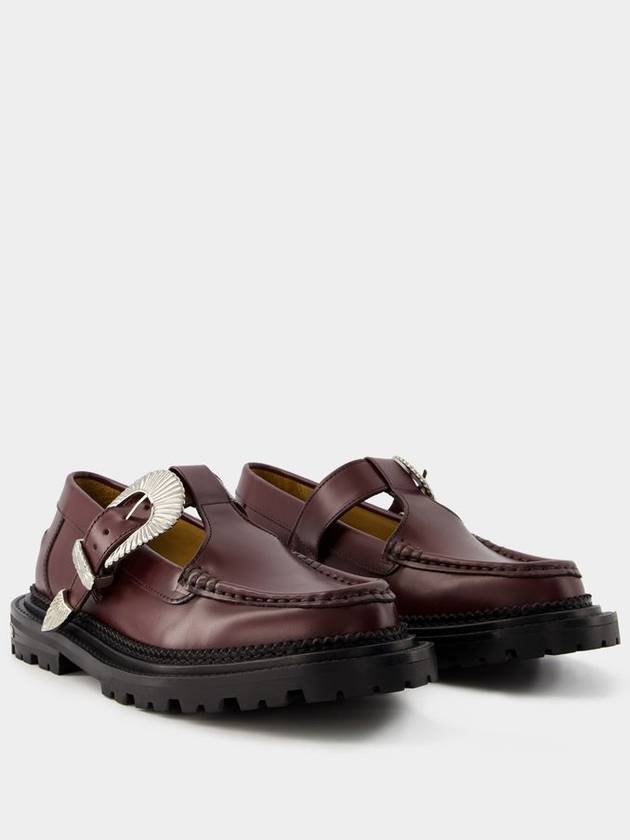 Aj1278 Loafers - Toga Pulla - Leather - Burgundy - TOGA PULLA - BALAAN 2