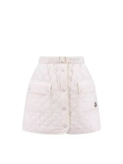 Ivory Women s Skirt 2D00005 595ZZ 034 - MONCLER - BALAAN 2