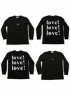 Women s Love Logo Printing Long Sleeve T Shirt 2841MDM226 - MSGM - BALAAN 5