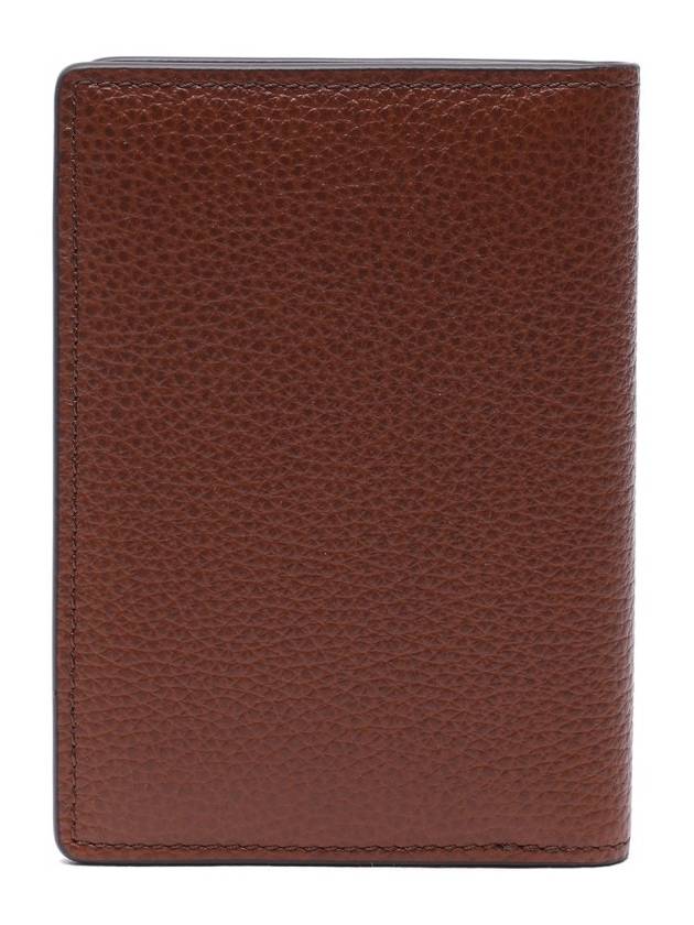 Pebble Logo Print Card Wallet Brown - MULBERRY - BALAAN 5