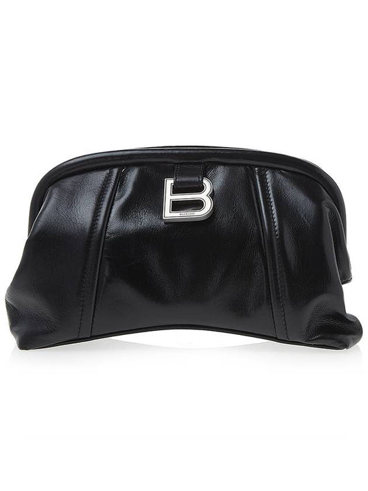 Editor XS Clutch Bag Black - BALENCIAGA - BALAAN.