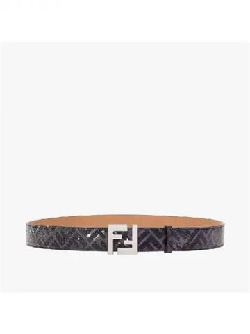 Textured FF pattern leather belt 270103 - FENDI - BALAAN 1