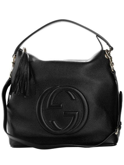 GG Soho Tassel Hobo Shoulder Bag Black - GUCCI - BALAAN 2