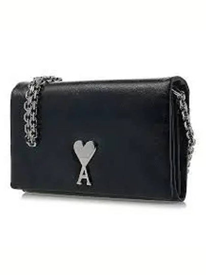 De Coeur Logo Chain Cross Bag Black - AMI - BALAAN 2