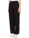 Damiana Brushed Straight Pants Black - MAX MARA - BALAAN 3