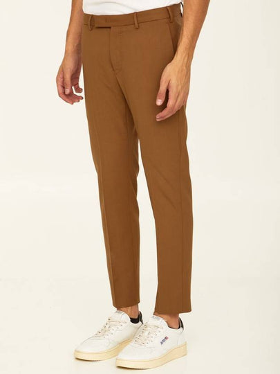 Camel Wool Trousers - PT TORINO - BALAAN 2