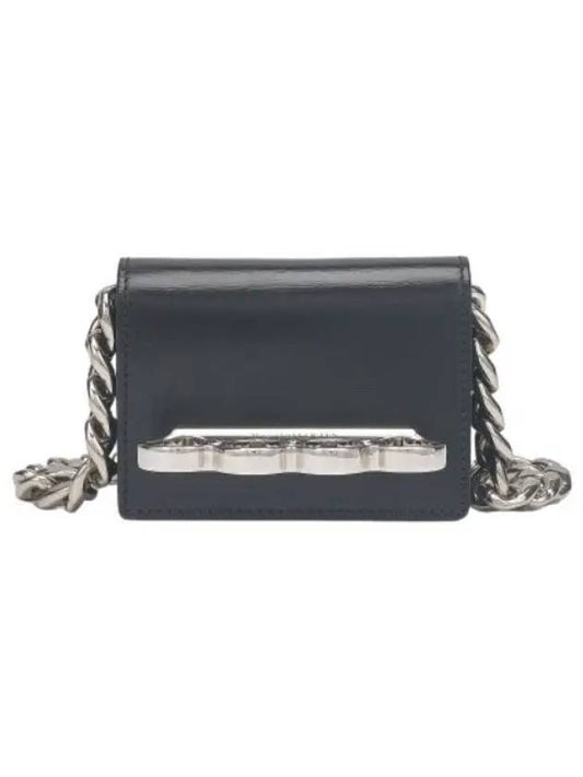 Micro poring cross bag black - ALEXANDER MCQUEEN - BALAAN 1