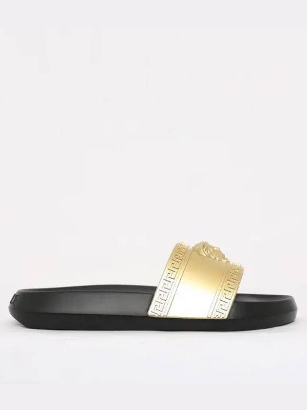 Greca Medusa Band Slide Slippers Gold - VERSACE - BALAAN 2