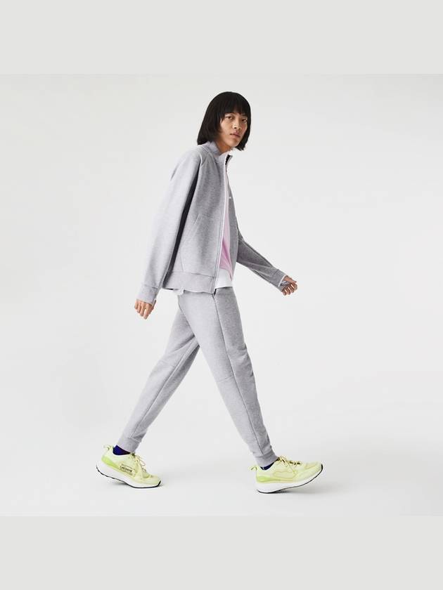 Slim Fit Cotton Blend Track Pants Grey - LACOSTE - BALAAN 4