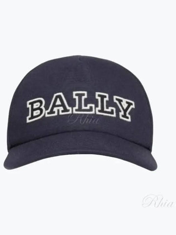 24 M8BA187F U504 MHA00MCO057 Logo Embroidered Cap - BALLY - BALAAN 1