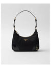 Re-Edition 2002 Re-Nylon and Brushed Leather Shoulder Bag Black - PRADA - BALAAN 2