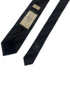 Men's Striped Tie Black - GUCCI - BALAAN 5