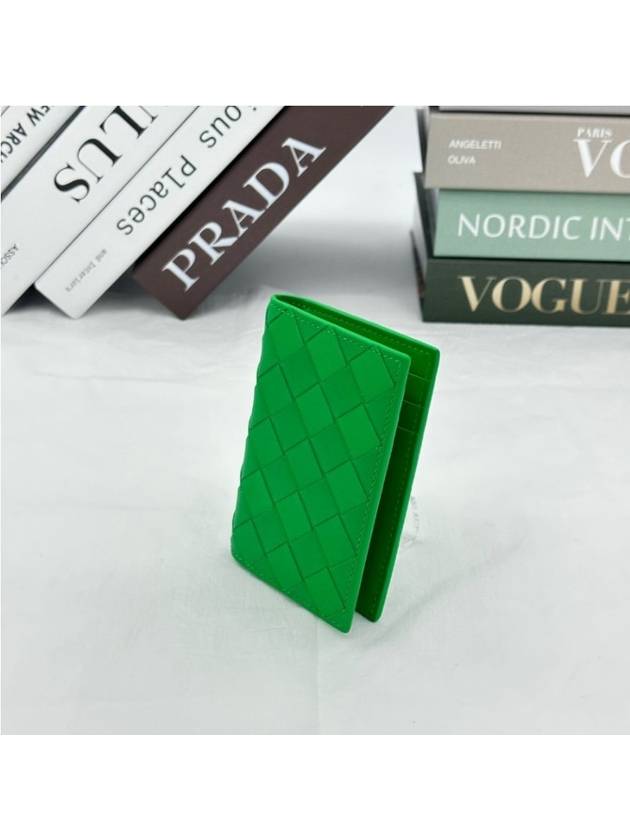 Intrecciato Card Wallet Green - BOTTEGA VENETA - BALAAN 8