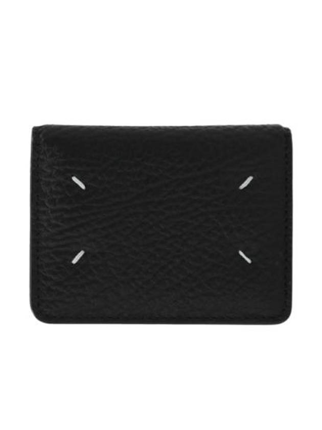 4 Stitch Keyring Card Wallet Black - MAISON MARGIELA - BALAAN 3