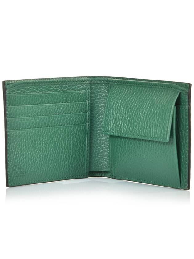 GG Interlocking Two Tone Half Wallet Black - GUCCI - BALAAN 4