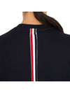 Center Back RWB Stripe Classic Loopback Crewneck Sweatshirt Navy - THOM BROWNE - BALAAN 9