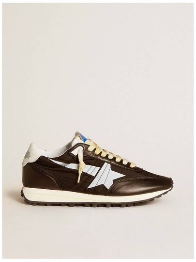 Marathon White Star Low Top Sneakers Black - GOLDEN GOOSE - BALAAN 2