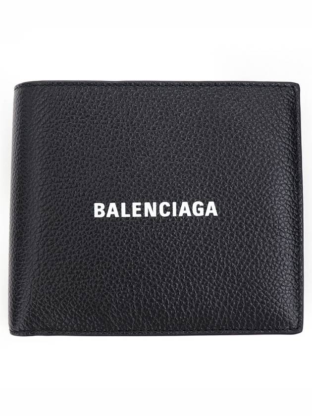 Logo Print Half Wallet Black - BALENCIAGA - BALAAN 2