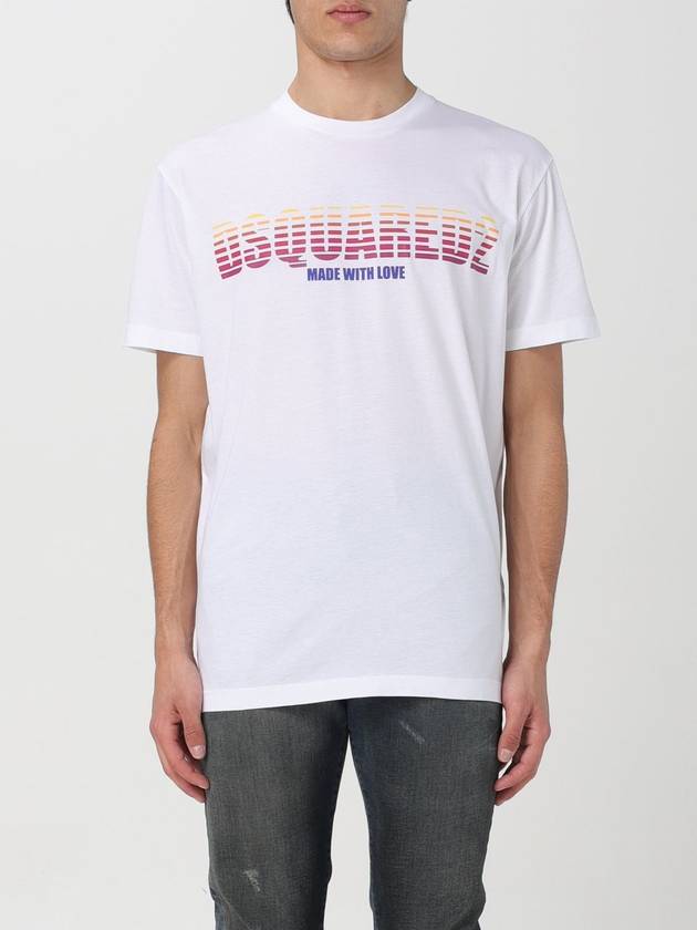 T-shirt Dsquared2 in cotone con logo - DSQUARED2 - BALAAN 1