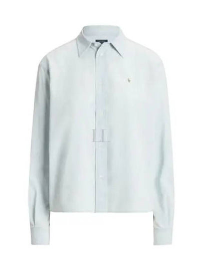 Pony Logo Long Sleeve Shirt Light Blue - POLO RALPH LAUREN - BALAAN 2