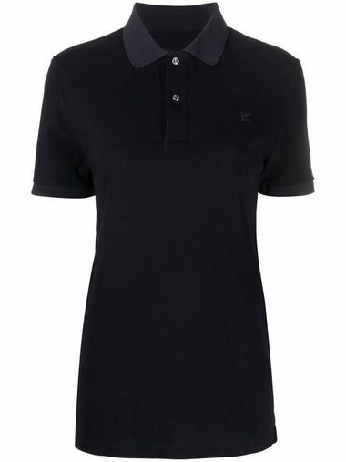 Back Stitch Polo Shirt Navy - MAISON MARGIELA - BALAAN 1