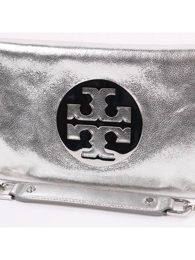 Amanda silver clutch and shoulder bag - TORY BURCH - BALAAN 2