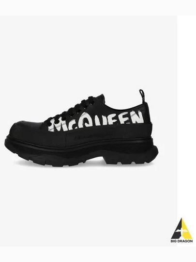 Tread Slick Low Top Sneakers Black - ALEXANDER MCQUEEN - BALAAN 2