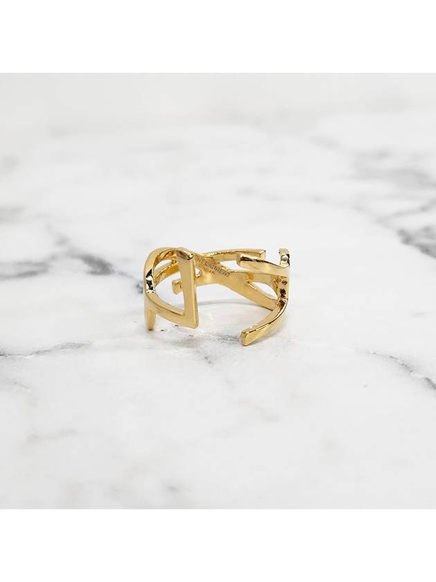 YSL Opyum Twisted Ring Gold - SAINT LAURENT - BALAAN 7