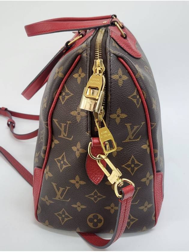 Louis vuitton Retiro MM monogram red tote and shoulder bag M40546 - LOUIS VUITTON - BALAAN 4