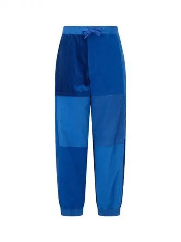 Men s Drawstring Patchwork Jogger Pants Blue 270840 - EMPORIO ARMANI - BALAAN 1