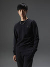 Throw Patch Crew Neck Sweater Black - J.LINDEBERG - BALAAN 4