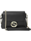 GG Interlocking Chain Mini Shoulder Bag Black - GUCCI - BALAAN 2