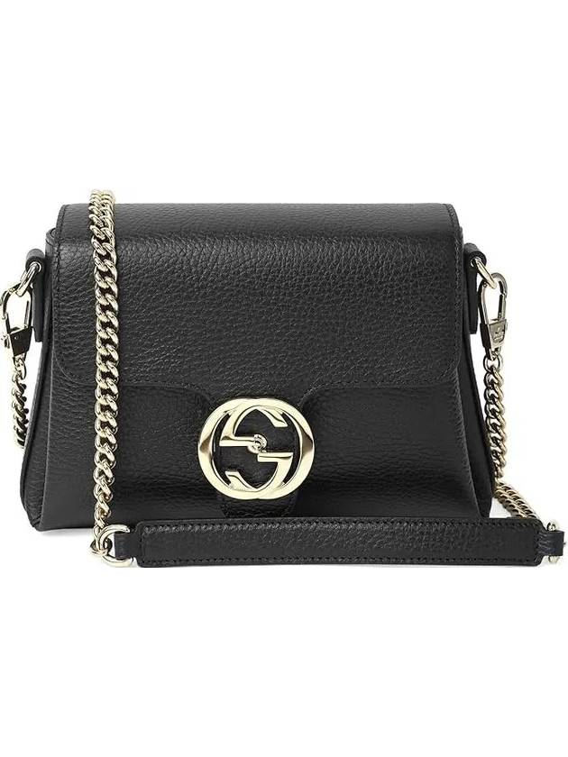 GG Interlocking Chain Mini Shoulder Bag Black - GUCCI - BALAAN 2