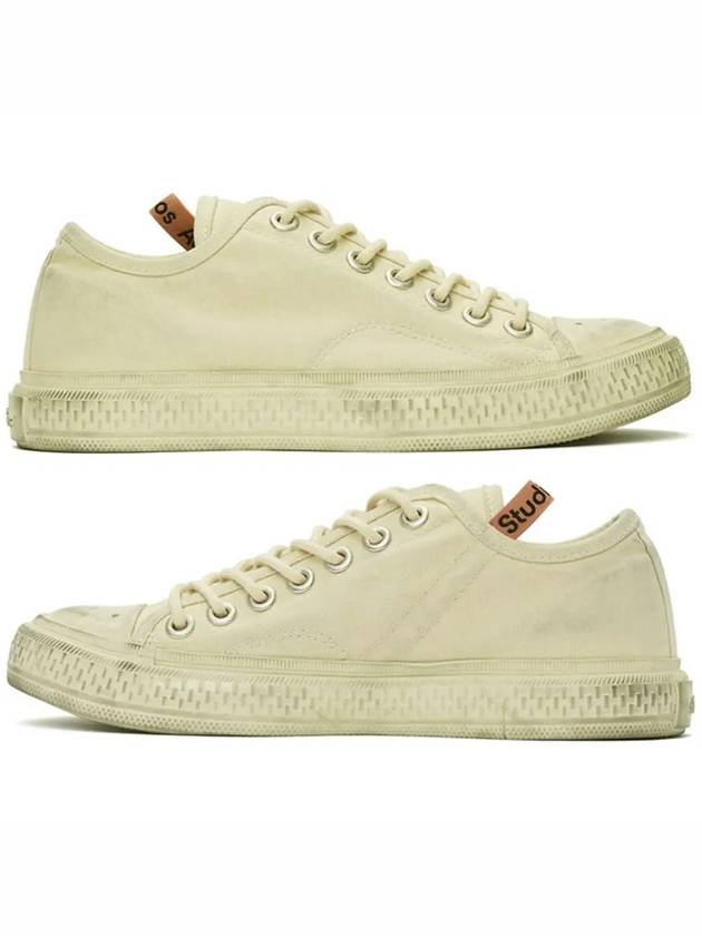 Ballow Tumbled Low Top Sneakers White - ACNE STUDIOS - BALAAN 2