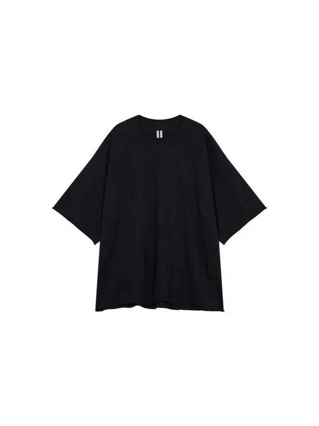 WOMEN Oversized crew neck tshirt black 271042 - RICK OWENS - BALAAN 1